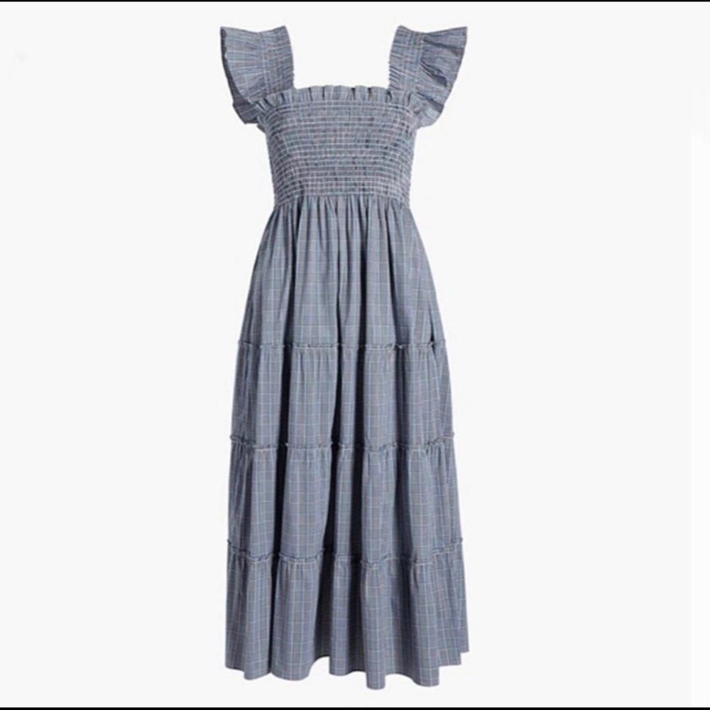 Hill House Ellie Nap Dress in Tai Check // Size M